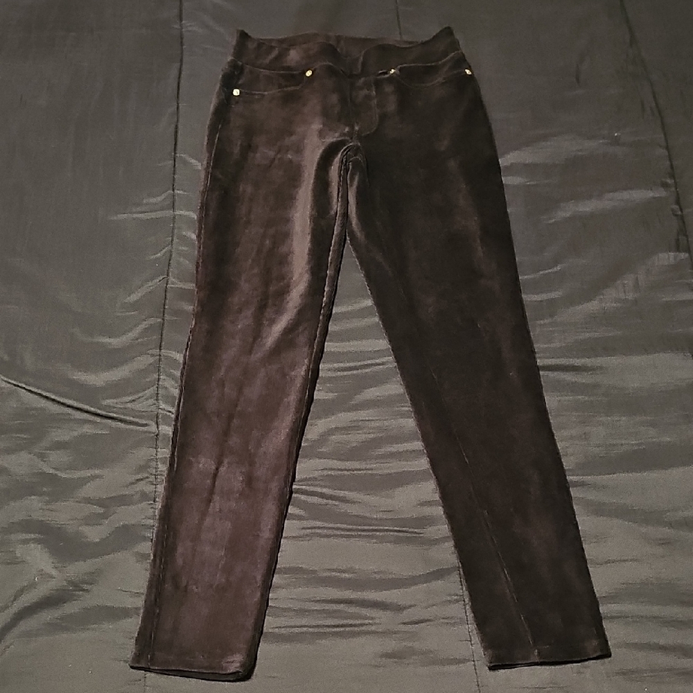 Black Velvet Pants - MICHAEL KORS